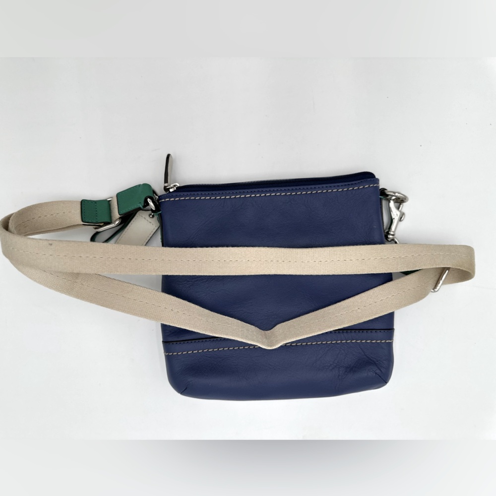 Coach Park Colorblock Swingpack Crossbody Bag with matching card/key holder. - Picture 8 of 15